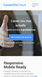 Mobile Screenshot of careersitecloud.com